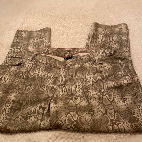 Lane Bryant Pants - Lane Bryant Pants Size 24-Snake Skin Look